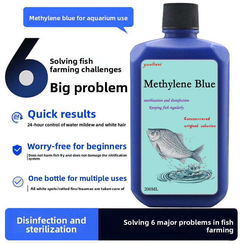 Aquarium Fish Medicine - Methylene Blue Aquarium Fish Disinfection and