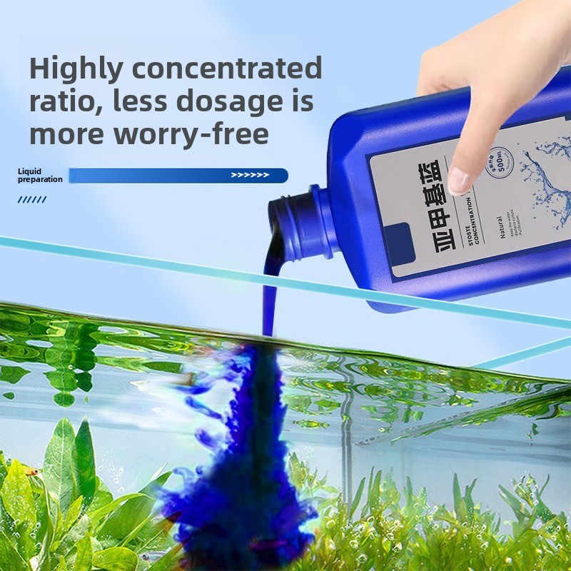 Aquarium Fish Medicine - 200ml/500ml Methylene Blue Concentrate for Aquarium