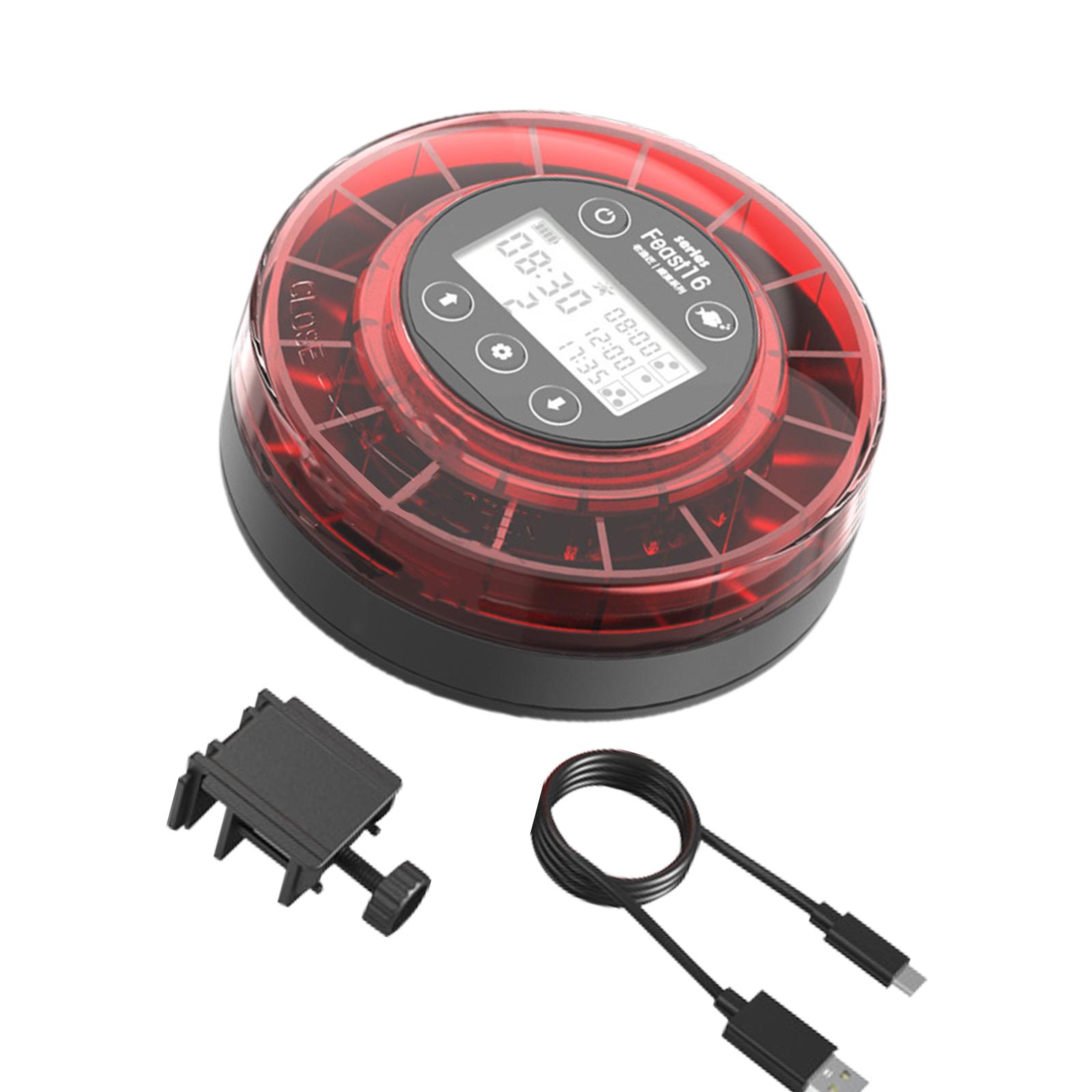 Fish Food Flake - Automatic Fish Feeder Portable Removable Aquarium
