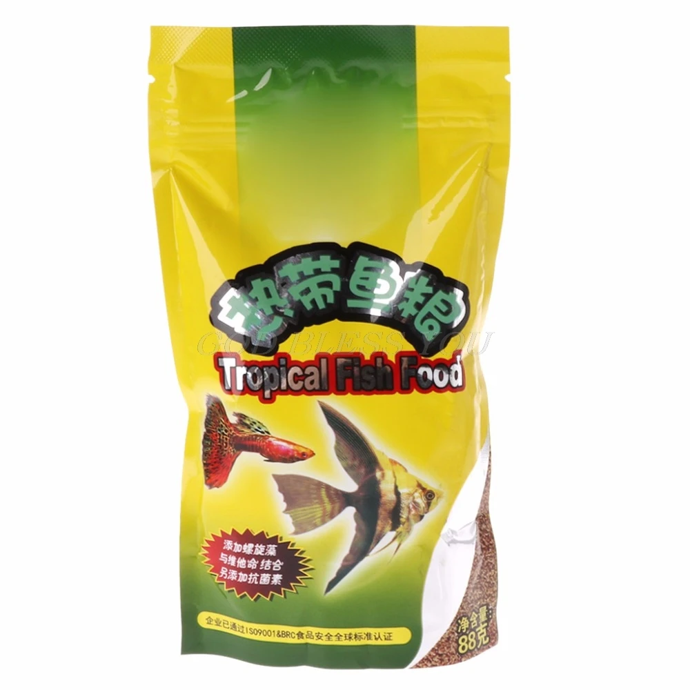 Fish Food Flake - Aquarium Tank Tropical Fish Food Small