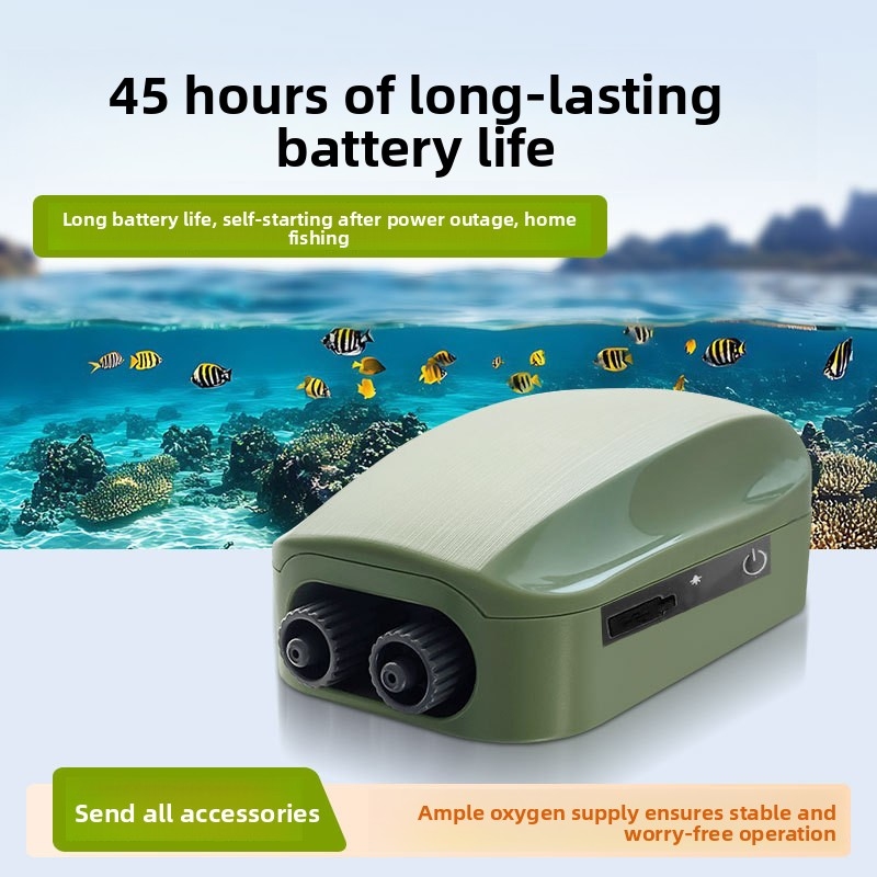 Aquarium Fish Home - Portable USB Oxygen Pump Aquarium Fishing
