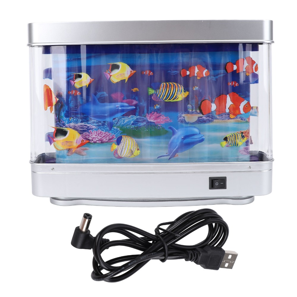 Aquarium Fish Exotic - ​Relaxing​ LED Fake Fish Tank Artificial