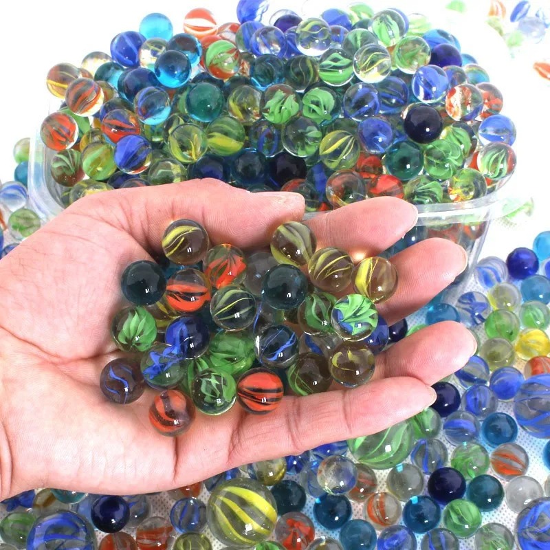 50Pcs 14mm Colorful Glass Marb - Aquarium Fish Home review and price