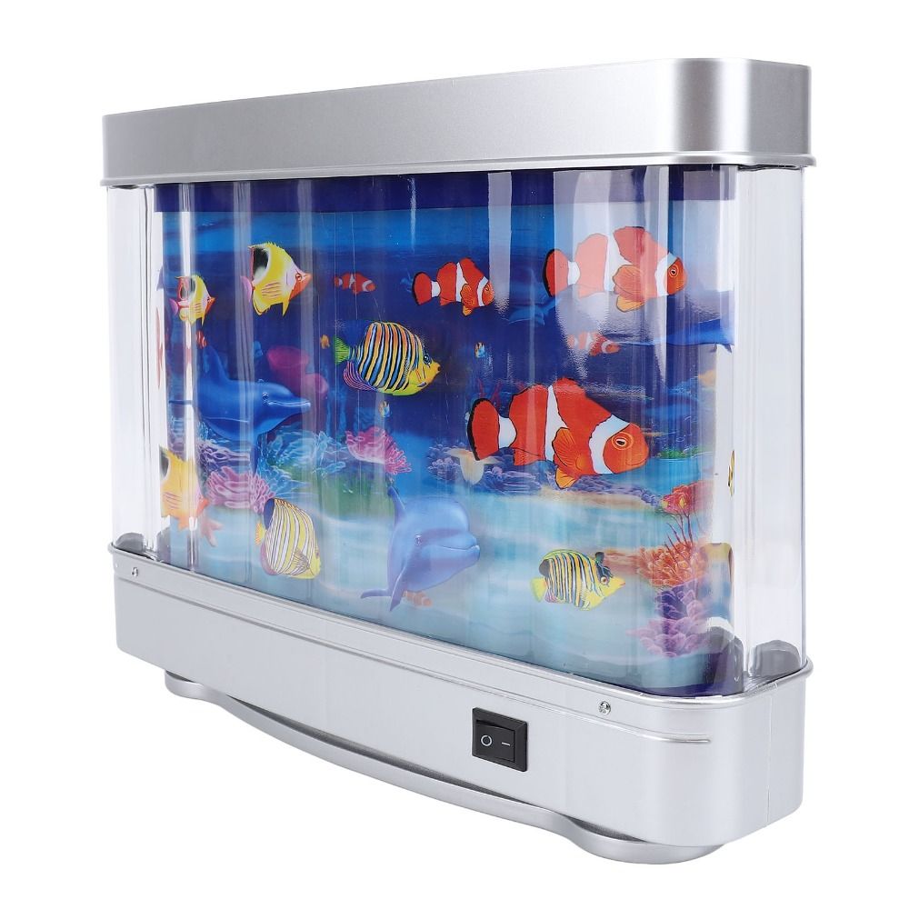 ​Relaxing​ LED Fake Fish Tank  - Aquarium Fish Exotic review and price