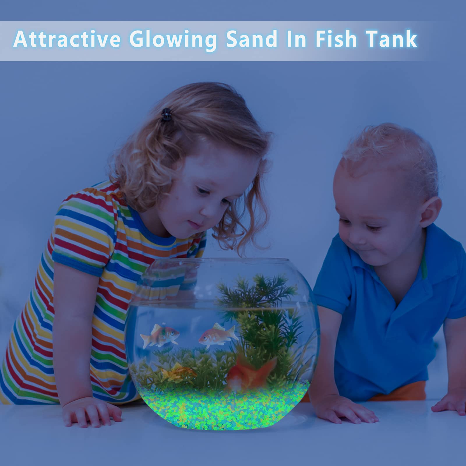 1000Pcs Luminous Sand Glow In  - Aquarium Fish Home review and price