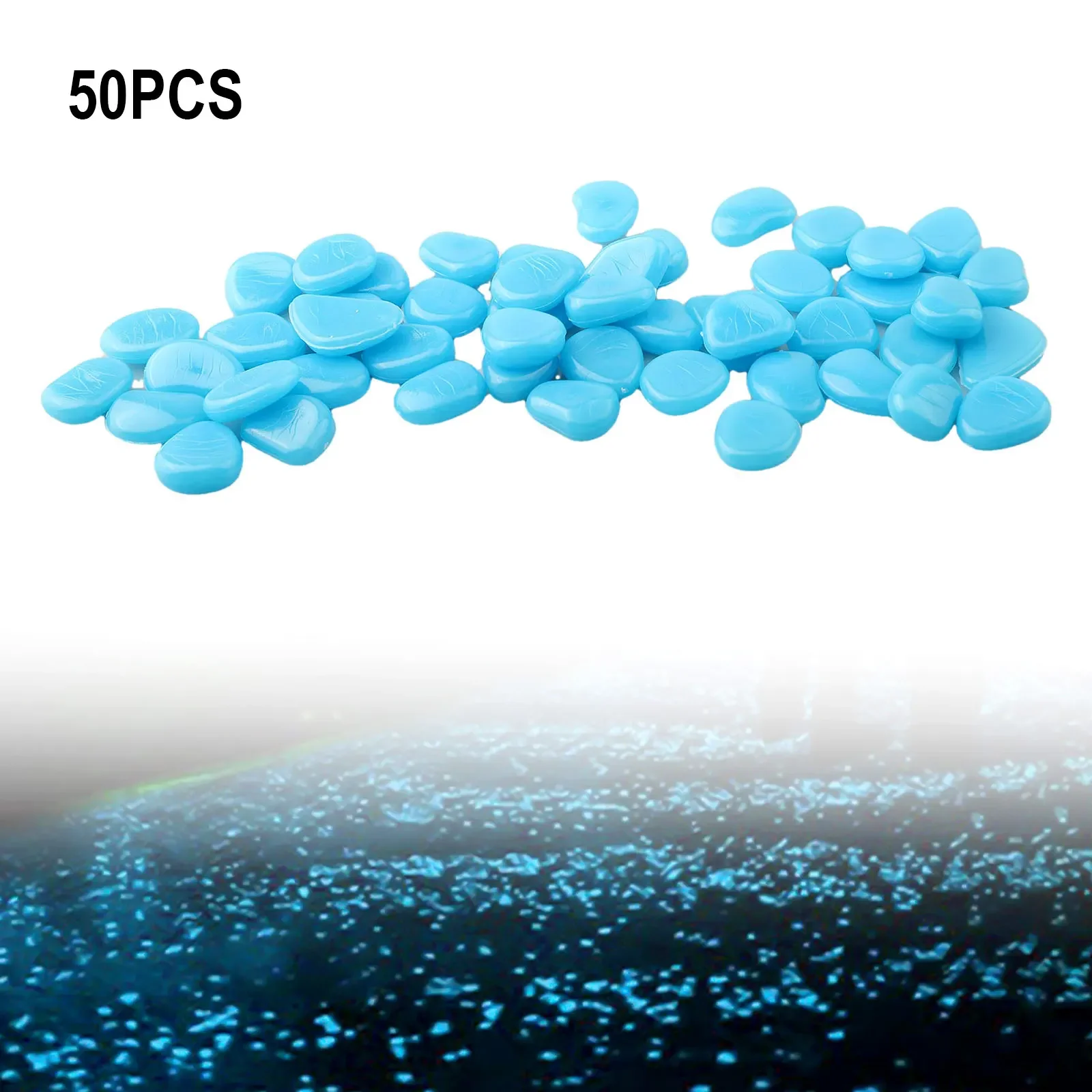 50PCS/Set Glow In The Dark Peb - Aquarium Fish Home review and price
