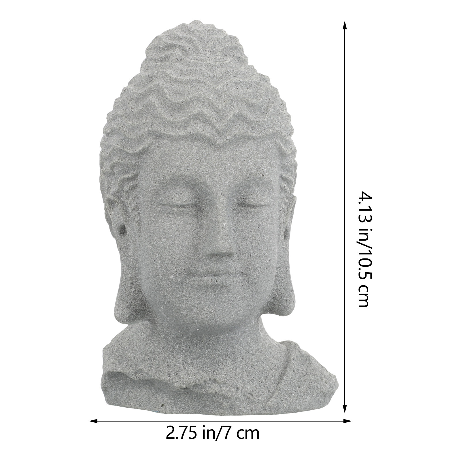 Meditating Buddha Head Statue  - Aquarium Fish Home review and price