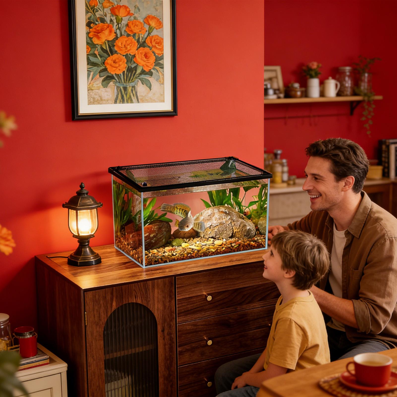 Anti Jumping Magnetic Durable  - Aquarium Fish Net review and price