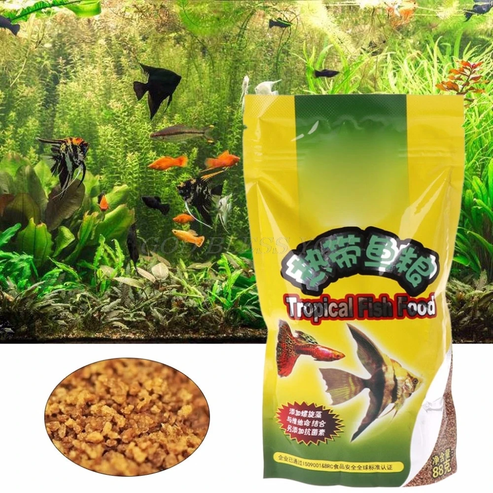Aquarium Tank Tropical Fish Fo - Fish Food Flake review and price