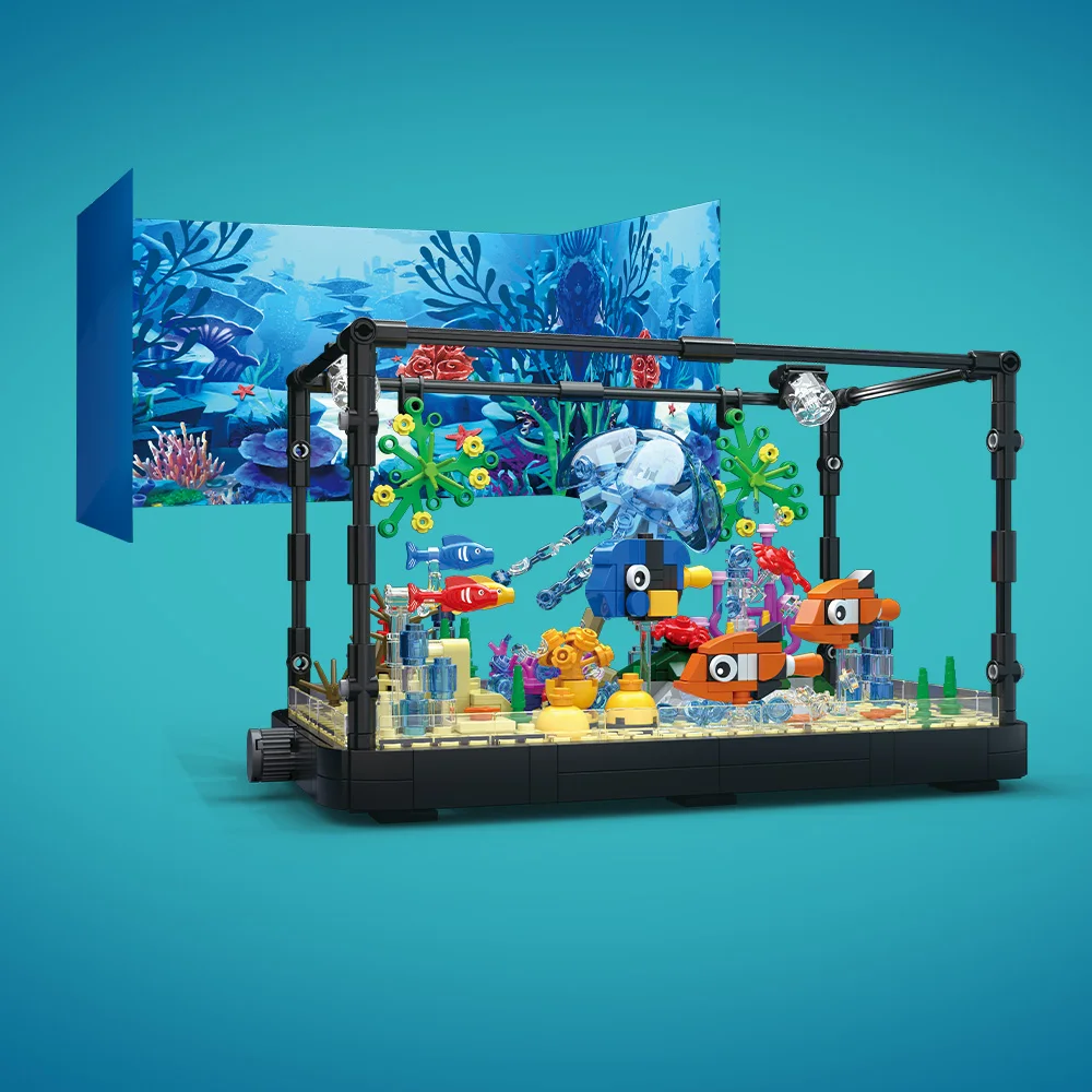 Fish Tank Building Block Set w - Aquarium Fish Home review and price