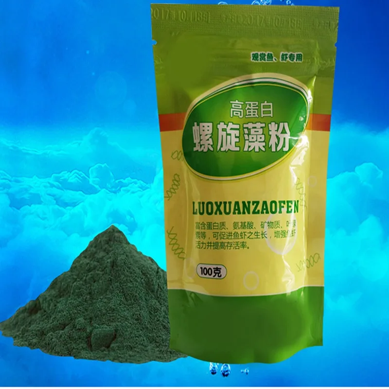 Spirulina Powder Bottle Health - Fish Food Flake review and price