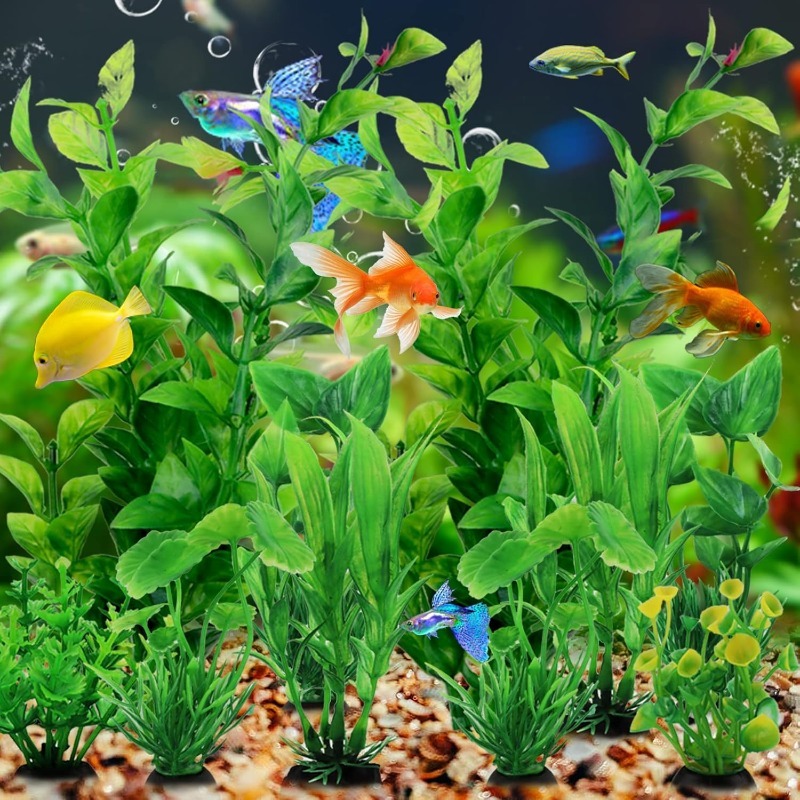 10/20Pcs Artificial Aquarium P - Aquarium Fish Home review and price